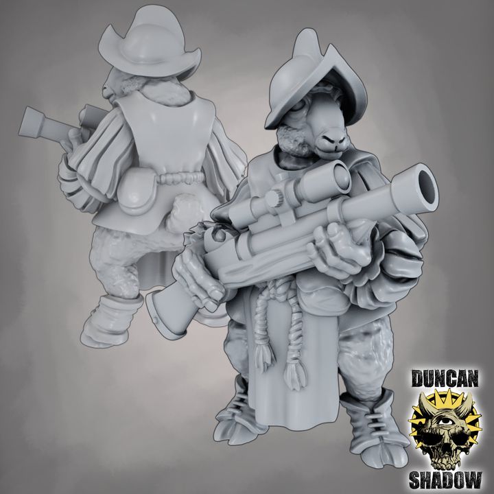 Sheep Folk with Rifles - Image 2