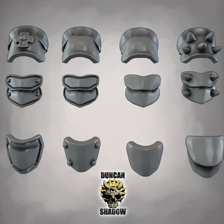 Shoulder Pads Kit Bashing parts - Image 2