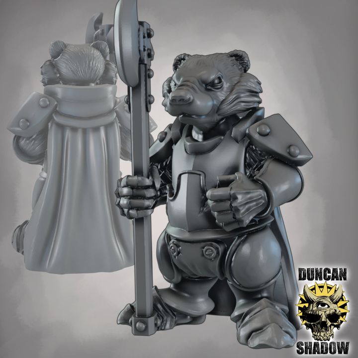 Badger Folk Knights with Polearms - Image 2
