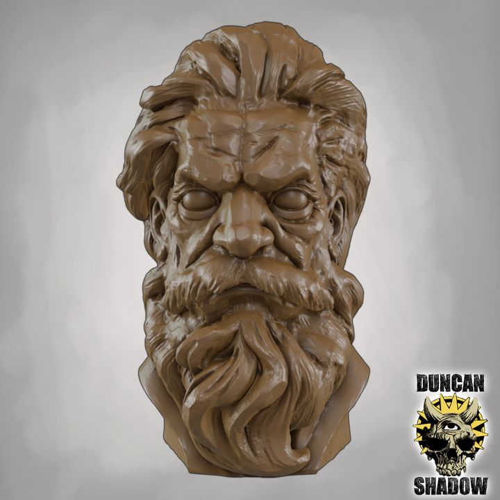 Old Man Bust - Image 4