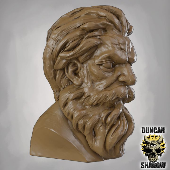 Old Man Bust - Image 3