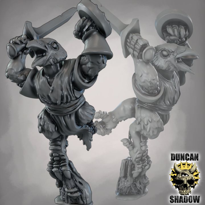 Crow Folk with Swords and Shields - Image 4