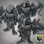 Winged Crow Folk with Bows - Image 1