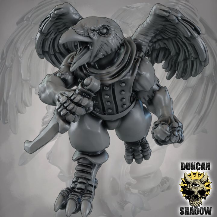 Winged Crow Folk with Daggers - Image 2