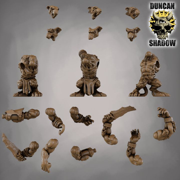 Rat Ogres Multipart kit - Image 1