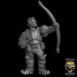 Thugs With Bows x3 Resin Miniature Models for DnD | Tabletop Gaming