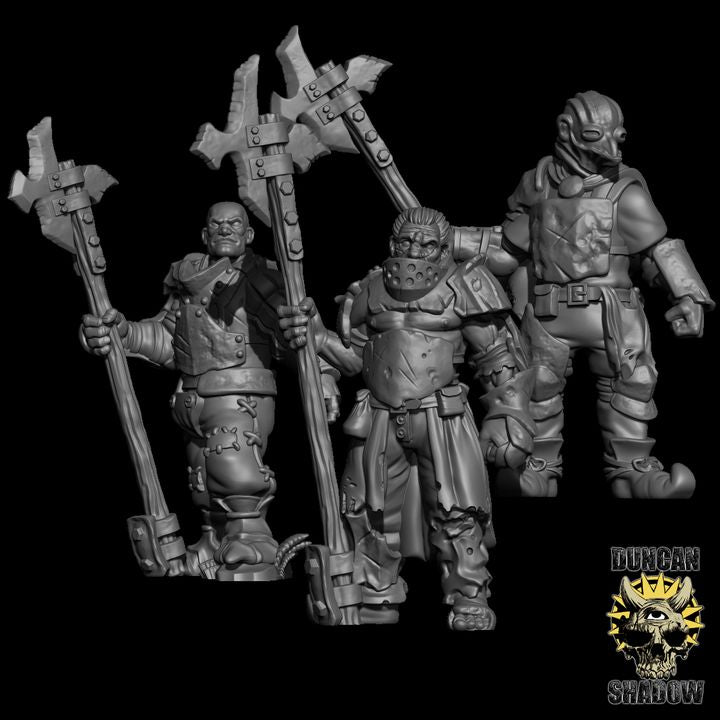 Thugs With Polearms Resin Miniature Models for DnD | Tabletop Gaming