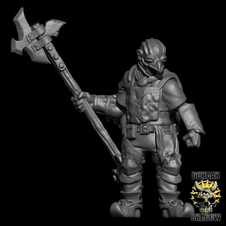 Thugs With Polearms Resin Miniature Models for DnD | Tabletop Gaming