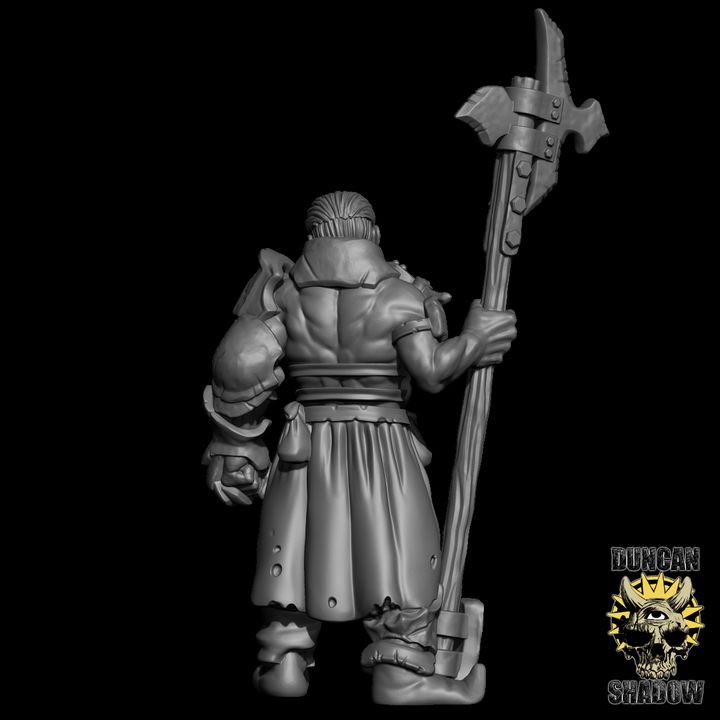 Thugs With Polearms Resin Miniature Models for DnD | Tabletop Gaming