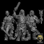 Thugs With clubs x3 Resin Miniature Models for DnD | Tabletop Gaming