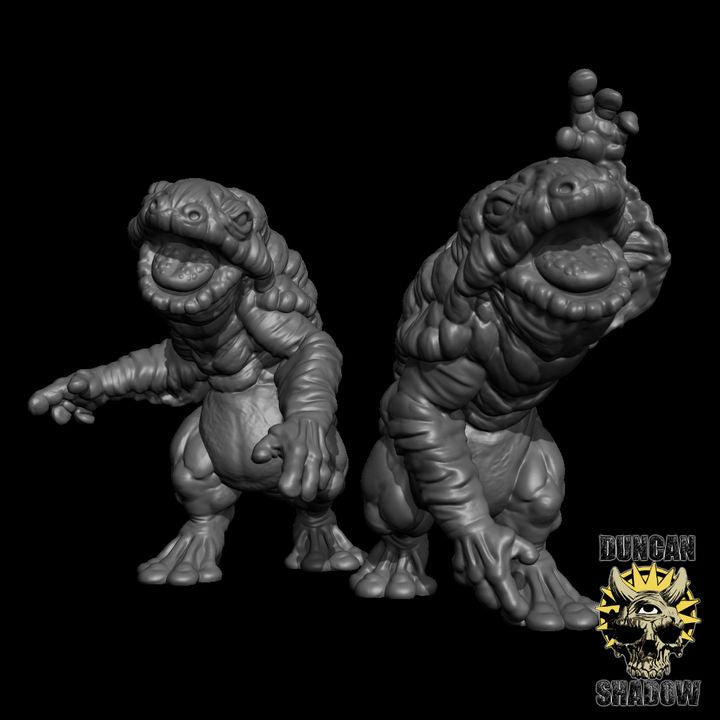 GULPERS (Pair) Fallout Creature | Resin Miniature | DnD | Tabletop Gaming | Pathfinder