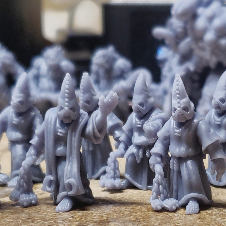 Cultists Multi Part Kit Resin Models for Dungeons & Dragons & Board RPGs