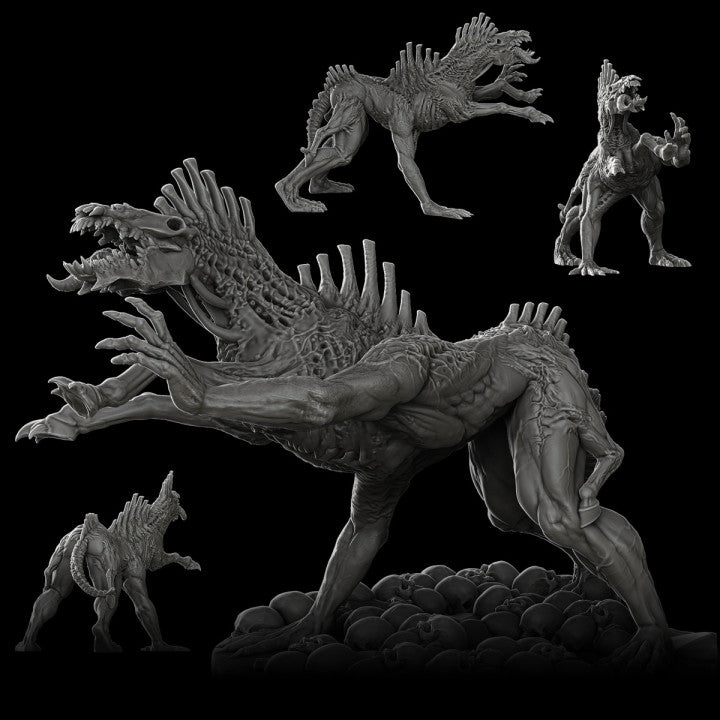 GHOUL MARE - 3D Miniature Model | Dungeons and Dragons | Pathfinder | RPG