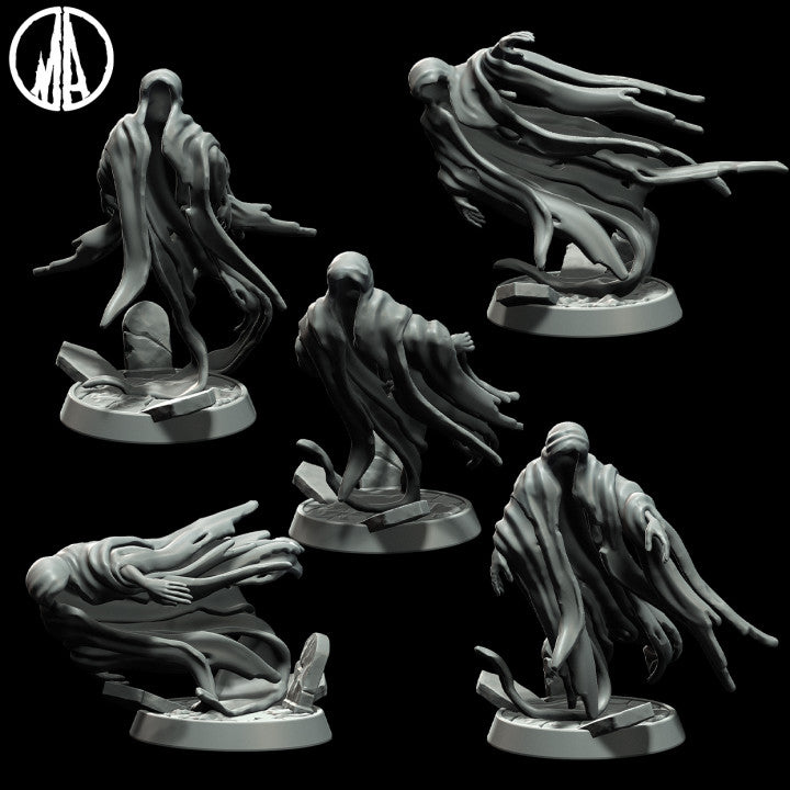 Ghosts | 32mm Scale Resin Model | From the Lost Souls Collection