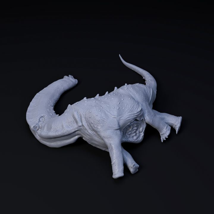 Magyarosaurus Dead Dinosaur Resin Model for Dungeons & Dragons | Board RPGs