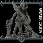 GREATER CYCLOPS Giant Resin 3D Printed Fantasy Miniature D&D Tabletop RPG