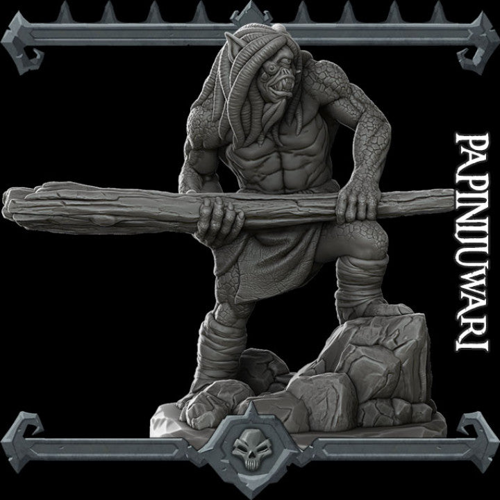 PAPINIJUWARI Giant Resin 3D Printed Fantasy Miniature D&D Tabletop RPG