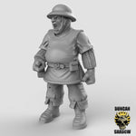 Town Guards with Daggers - Resin Miniature for DnD & Warhammer | 28mm/32mm