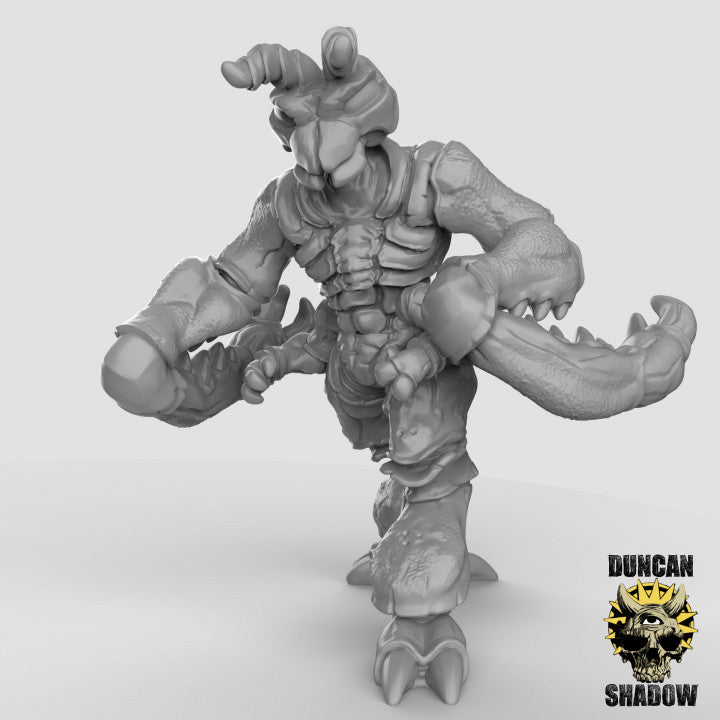 Thri-Kreen Mantis arms resin miniature - view 5