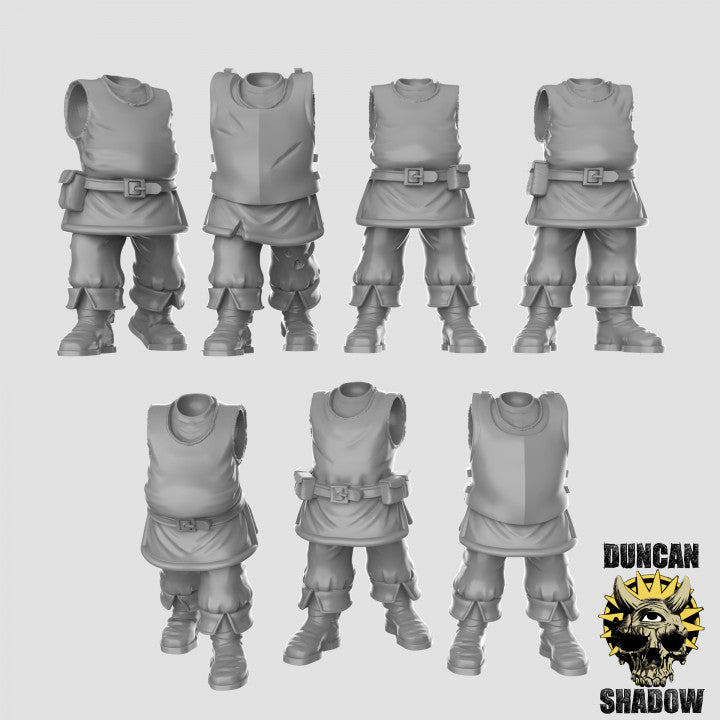 Town Guard Multipart Kit - Customisable Resin Miniatures | DnD & Warhammer | 28mm