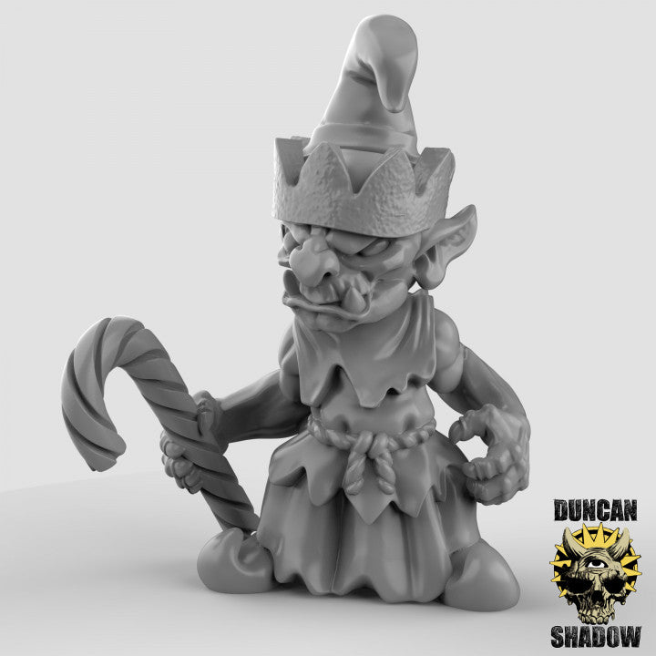 Christmas Goblins - 3 Poses resin miniature - detail view