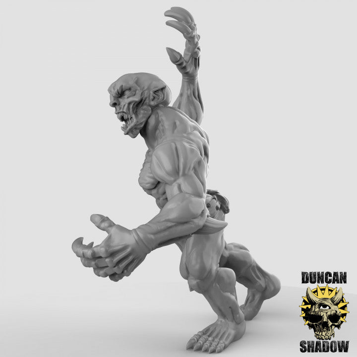 Ghouls Claws - 3 Poses - Resin Miniatures for DnD & Warhammer | 28mm/32mm