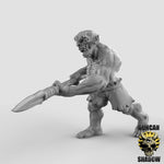 Ghouls with spears - 3 Poses - Resin Miniatures for DnD & Warhammer | 28mm/32mm