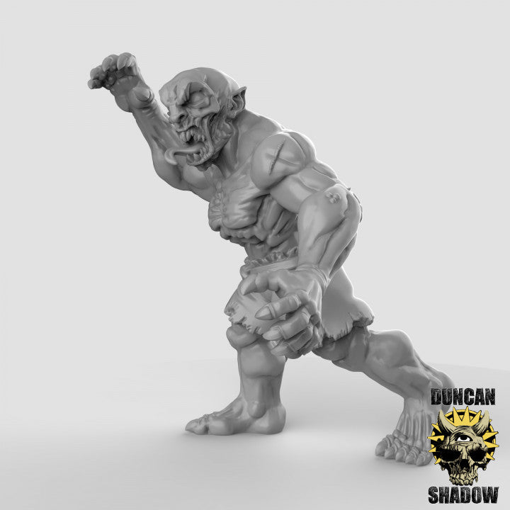 Ghouls - 3 Poses - Resin Miniatures for DnD & Warhammer | 28mm/32mm