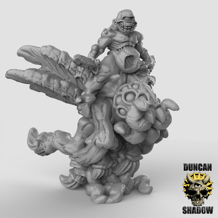 15mm Plague Demons on Demonic flys - Image 8