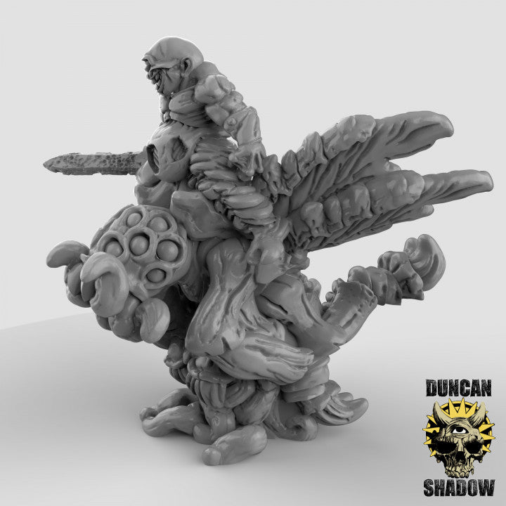 15mm Plague Demons on Demonic flys - Image 9