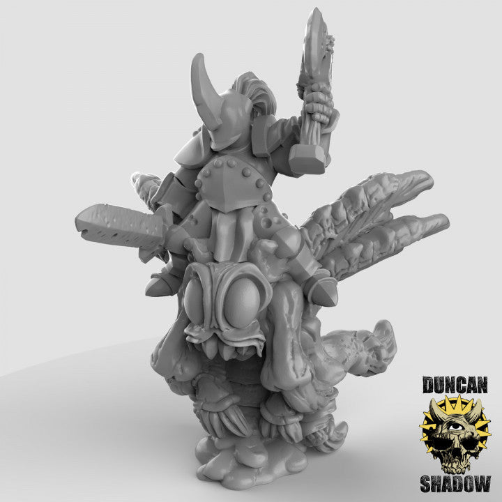 15mm Plague Knight on Demonic Flys - Image 3