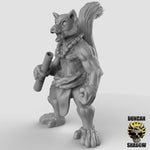 Lemur Folk with Blowguns - 3 Poses - Resin Miniatures for DnD & Warhammer | 28mm/32mm