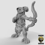 Lemur Folk with Bows - 3 Poses - Resin Miniatures for DnD & Warhammer | 28mm/32mm