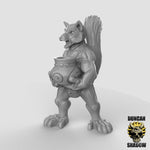 Lemur Civilians - 3 Poses - Resin Miniatures for DnD & Warhammer | 28mm/32mm