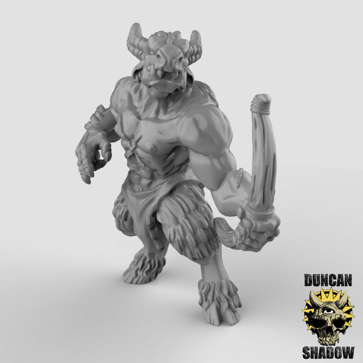 Beastmen with Bows - Resin Miniature for DnD & Warhammer | 28mm/32mm