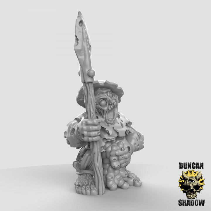 Zombie Halflings with Hand Weapons - Resin Miniature for DnD & Warhammer | 28mm/32mm