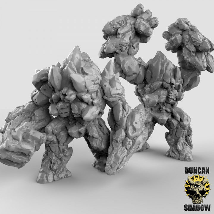 Earth Elementals - Resin Miniature for DnD & Warhammer | 28mm/32mm