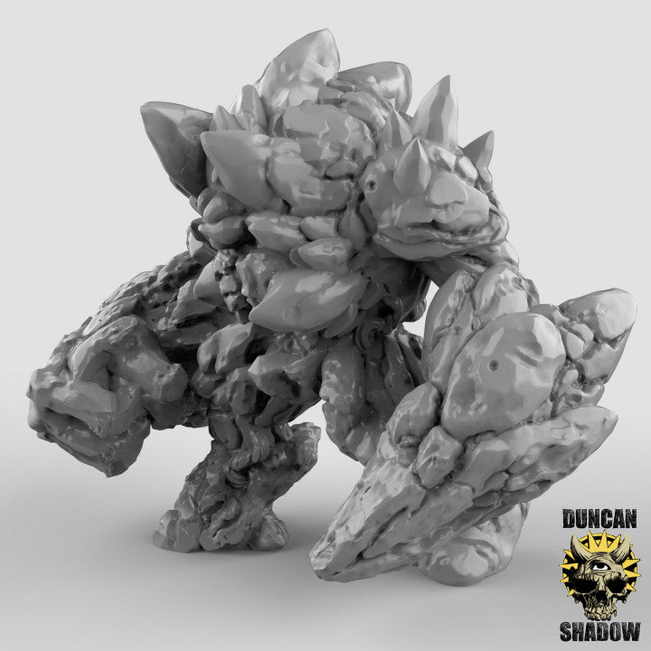 Earth Elementals - Resin Miniature for DnD & Warhammer | 28mm/32mm