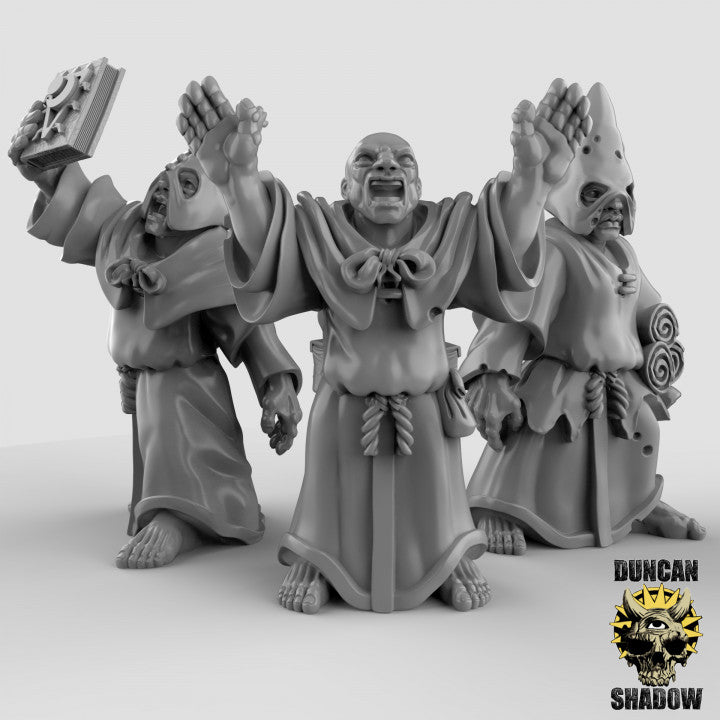 Cultists x 3 Miniatures for DnD | Tabletop Gaming