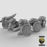 15mm RatFolk with Swords and Shields - Image 1