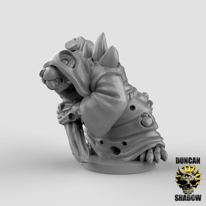 15mm Plague Monks with Staffs - Image 3
