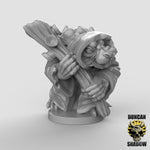 15mm Plague Monks with Staffs - Image 5