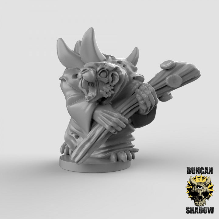 15mm Plague Monks with Staffs - Image 4