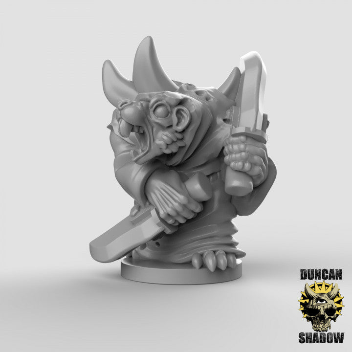 Plague Monks with Swords x5 – Resin Miniatures for D&D, RPG & Tabletop Games