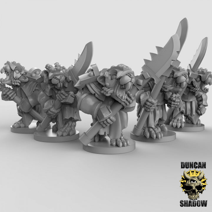 15mm Armoured RatFolk - Image 1