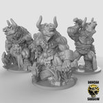 15mm Minotaurs with hand weapons - Image 1
