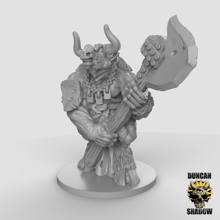 15mm Minotaurs with Double Handed Weapons - Image 3