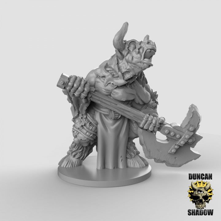15mm Minotaurs with Double Handed Weapons - Image 4