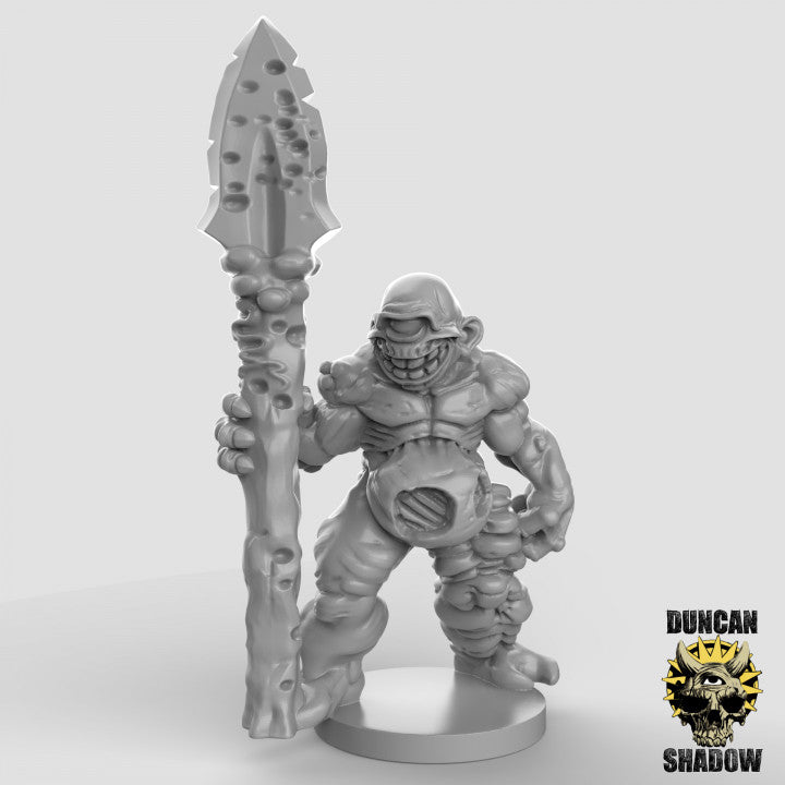 15mm Plague Demons with Spears - Image 4