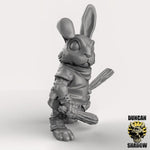 Rabbit Folk With Clubs x3 Resin Miniature Models for DnD | Tabletop Gaming